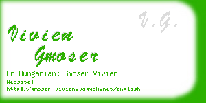 vivien gmoser business card